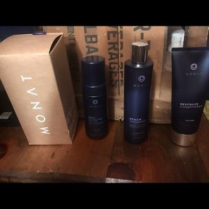 Monat,shampoo,mousse, conditioner
